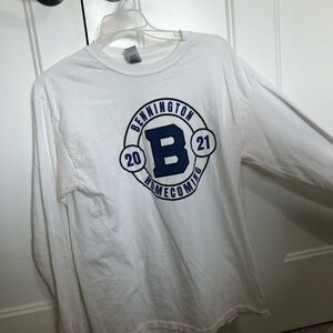 Bennington badgers White Long Sleeve Homecoming Shirt